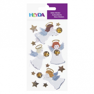 Набір декоративних наклейок, "Ангели", 7,5*16,5см, Heyda