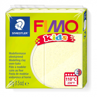 Пластика Fimo kids, Жовта перламутрова, 42г, Fimo