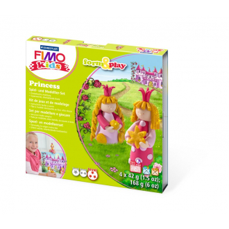 Набір пластики Fimo kids "Принцеса" 4кол 42г Fimo