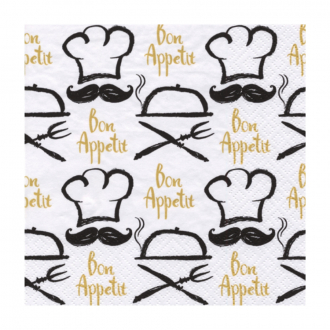 Декупажні серветки Bon Appetit 20шт  ti-flair