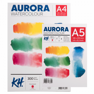 Альбом для акварелі Watercolour 300г/м2 12 л HP дрібне зерно Aurora