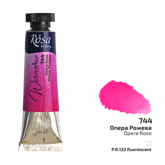Фарба акварельна Опера Рожева (744) туба 10мл ROSA Gallery