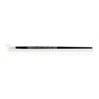 Пензель синтетика кругла TERRA 1608R №6 довга ручка ROSA