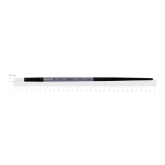 Пензель синтетика кругла загострена INTENSE 1668SR №10 довга ручка ROSA