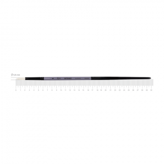 Пензель синтетика кругла загострена INTENSE 1668SR №6 довга ручка ROSA
