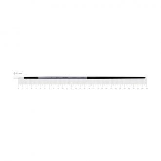 Пензель синтетика кругла загострена INTENSE 1668SR №1 довга ручка ROSA
