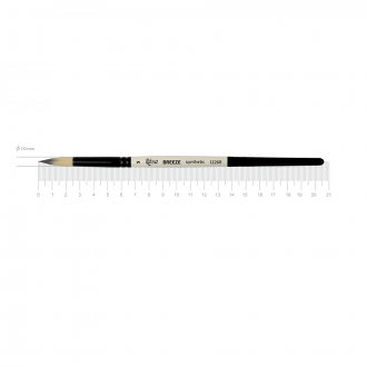 Пензель синтетика кругла BREEZE 1226R №5 коротка ручка ROSA