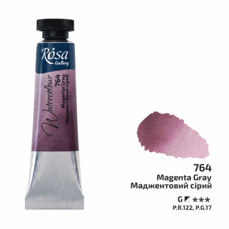 Фарба акварельна Маджентовий сірий (764) туба 10мл ROSA Gallery