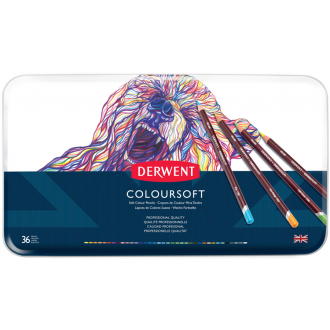 Кольорові олівці Coloursoft 36кол Derwent