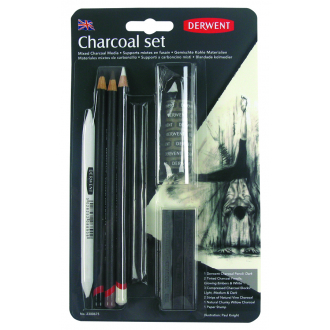 Набір вугільних олівців Charcoal 10 предметів Derwent