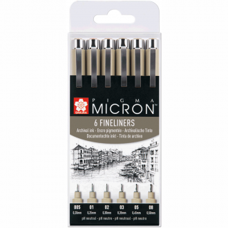 Набір лайнерів PIGMA Micron 6шт Sakura