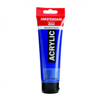 Фарба акрилова AMSTERDAM (570) Синій ФЦ 120 мл Royal Talens
