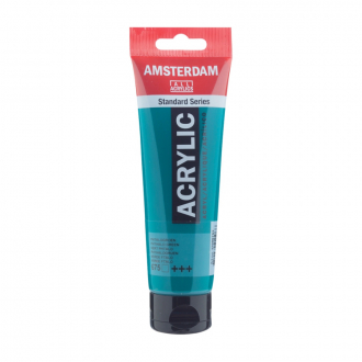 Фарба акрилова AMSTERDAM (675) Зелена ФЦ 120 мл Royal Talens