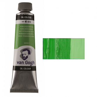 Фарба олійна VAN GOGH (614) Перм. зелений середній 40 мл Royal Talens