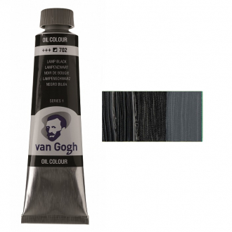 Фарба олійна VAN GOGH (702) Сажа газова 40 мл Royal Talens