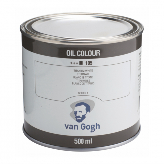 Фарба олійна VAN GOGH (105) Білила титанові (на сафлоровій олії) 500 мл Royal Talens