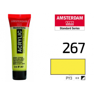Фарба акрилова AMSTERDAM (267) AZO Жовтий лимонний 20 мл Royal Talens