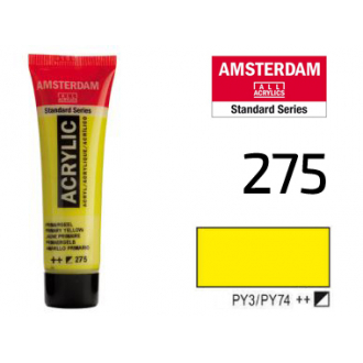 Фарба акрилова AMSTERDAM (275) Первинний жовтий 20 мл Royal Talens