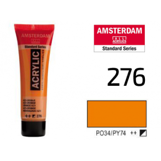 Фарба акрилова AMSTERDAM (276) AZO Оранжевий 20 мл Royal Talens