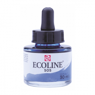 Фарба акварельна рідка Ecoline (505) Ультрамарин світлий 30 мл Royal Talens