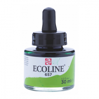 Фарба акварельна рідка Ecoline (657) Зелена бронзова 30 мл Royal Talens