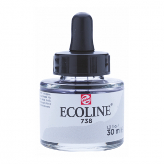 Фарба акварельна рідка Ecoline (738) Сіро-золота світла 30 мл Royal Talens