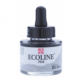 Фарба акварельна рідка Ecoline (704) Сіра 30 мл Royal Talens
