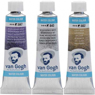 Фарба акварельна Van Gogh (843), Інтерферентний білий, туба 10 мл, Royal Talens 