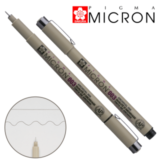 Лайнер PIGMA Micron (0.03) 0,15мм Sakura