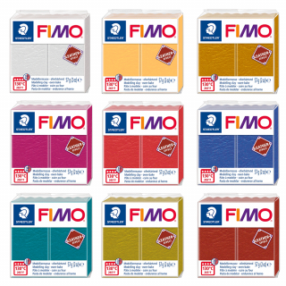 Пластика Leather-effect 57 г Fimo