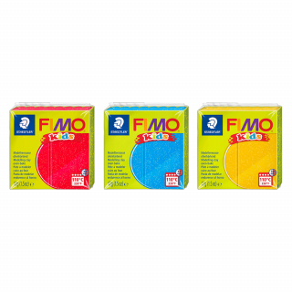 Пластика Fimo kids з блискітками 42г Fimo