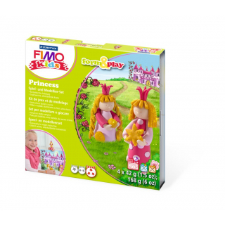 Набір пластики Fimo kids "Принцеса" 4кол 42г Fimo