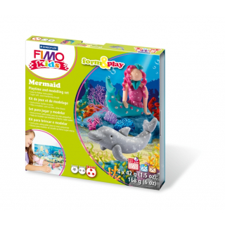 Набір пластики Fimo kids "Русалка" 4кол 42г Fimo