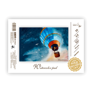 Склейка для акварелі Gold 200г/м2 20л SM-LT Art