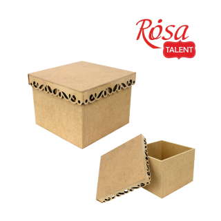 Коробка з фігурною кришкою 2 МДФ 15х15х13см ROSA TALENT