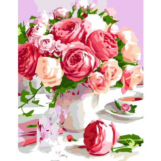 Картина за номерами „Запашний букет“ 35×45см ROSA START
