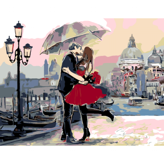 Картина за номерами „Наша історія кохання“ 35×45см ROSA START