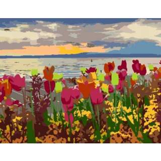 Картина за номерами „Пейзаж 5.99“ 35×45см ROSA START