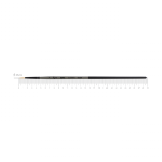 Пензель синтетика кругла TERRA 1608R №1 довга ручка ROSA