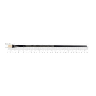 Пензель синтетика плоска TERRA 1608F №4 довга ручка ROSA