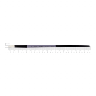 Пензель синтетика кругла загострена INTENSE 1668SR №14 довга ручка ROSA
