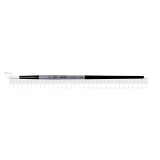 Пензель синтетика кругла INTENSE 1668R №8 довга ручка ROSA