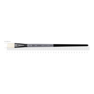 Пензель синтетика овальна INTENSE 1668FR №16 довга ручка ROSA