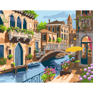 Картина за номерами „Sunny Morning. Venice“ 35×45см ROSA START