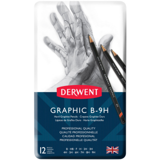 Графітні олівці Graphic Medium 12шт Derwent