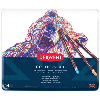 Кольорові олівці Coloursoft 24кол Derwent