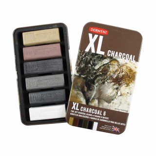 Набір вугілля XL Charcoal металева коробка Derwent