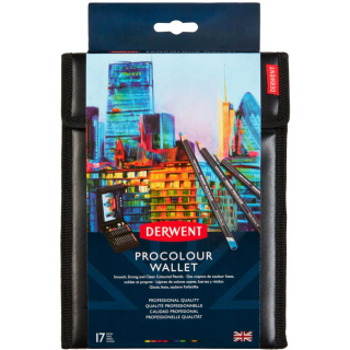 Набір кольорових олівців Procolour Wallet у пеналі Derwent