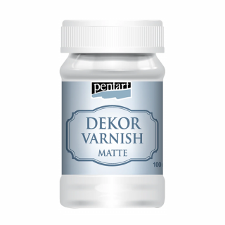 Лак фінішний на водній основі Dekor varnish матовий 100 мл Pentart