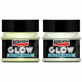 Паста з глітерами «Glow in the dark» 50мл Pentart